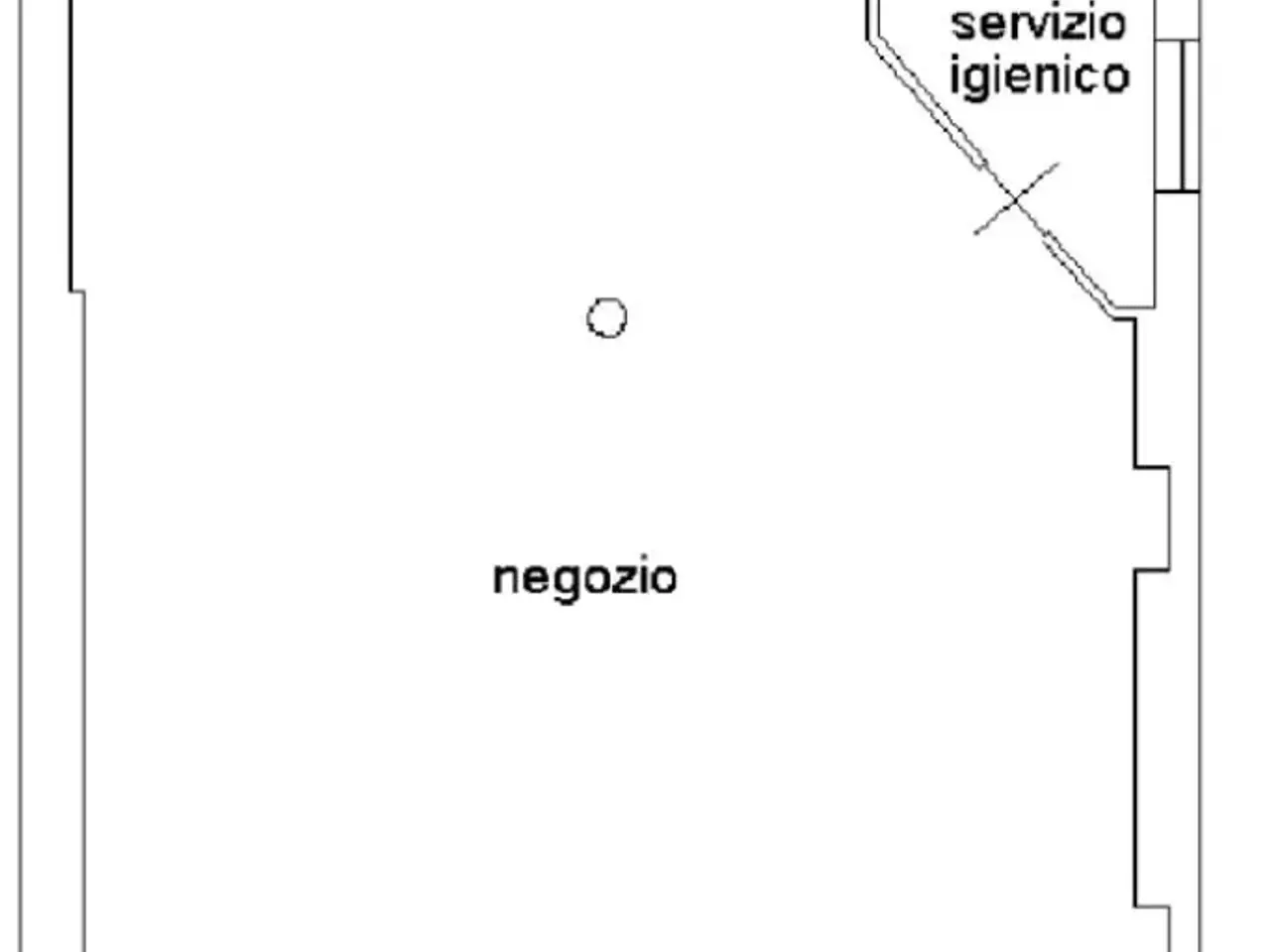 Negozio in Strada Statale 228 del Lago di Viverone 15, Bollengo, {3} - Planimetria 1