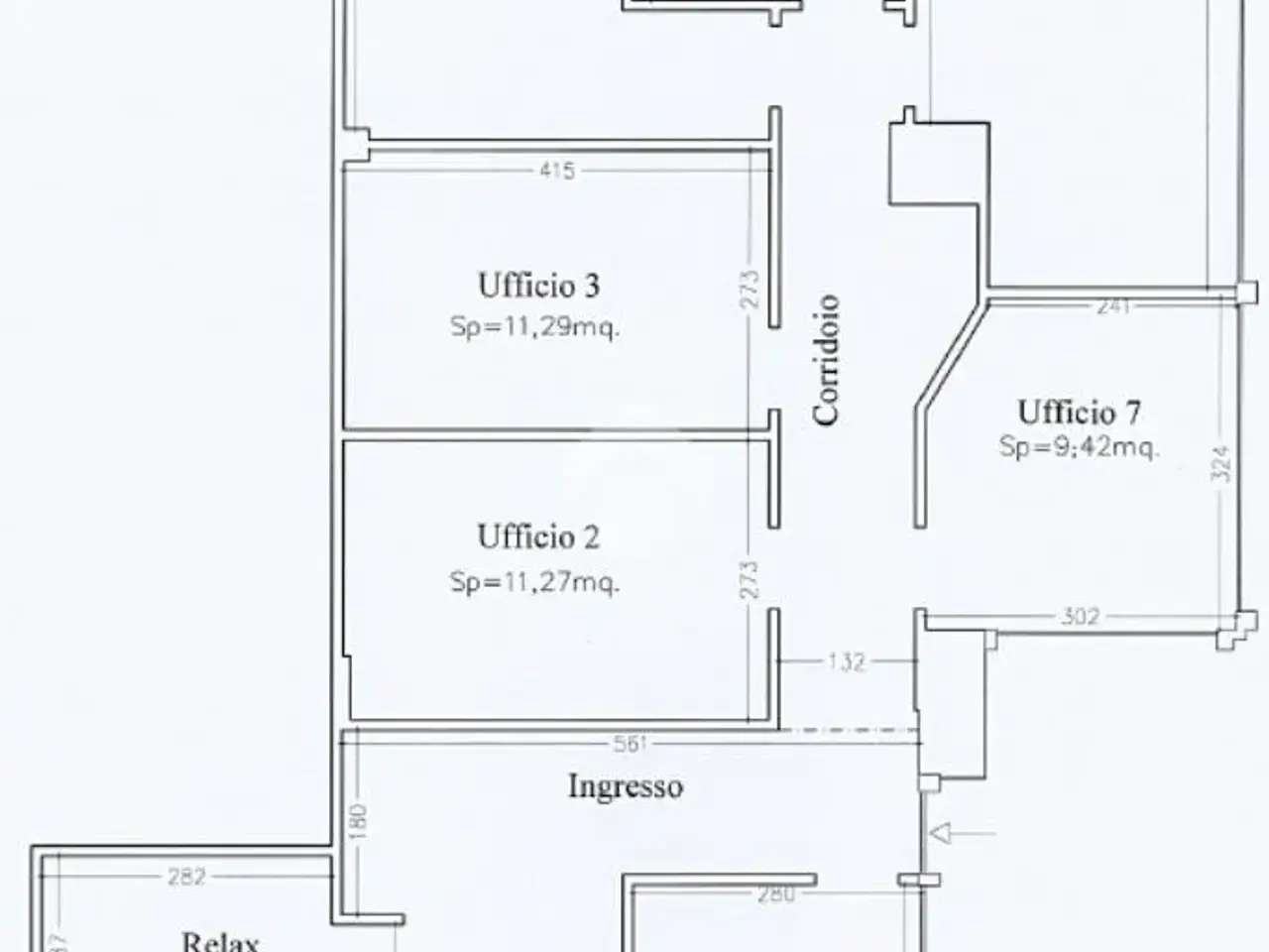 Ufficio in Via Giuseppe Mazzini, Sassuolo, {3} - Planimetria 1