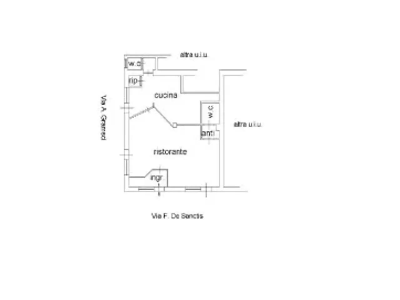 Negozio in Via Francesco De Sanctis, Pescara, {3} - Planimetria 1
