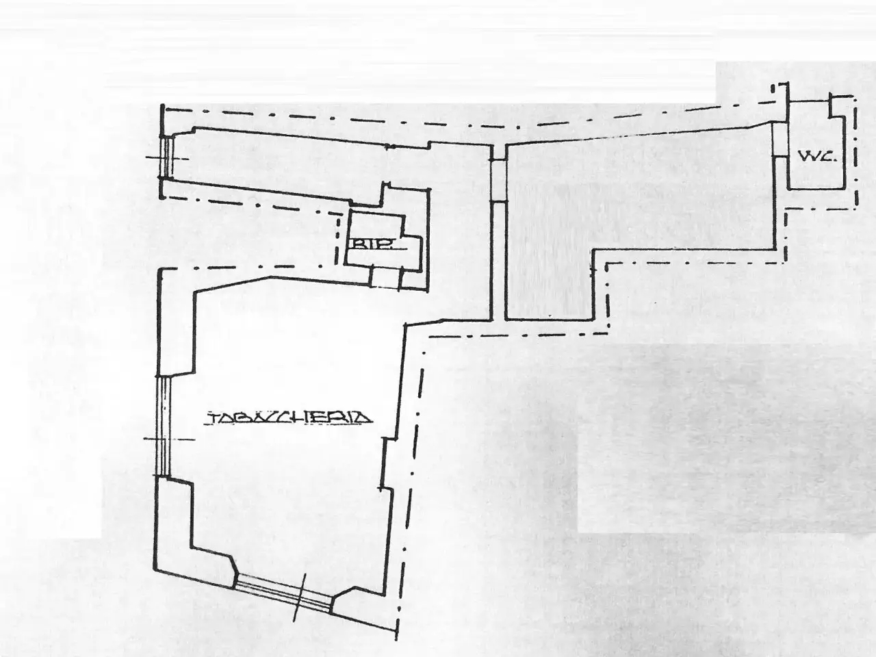 Tabaccheria in Piazza del Duomo, Prato, {3} - Planimetria 1