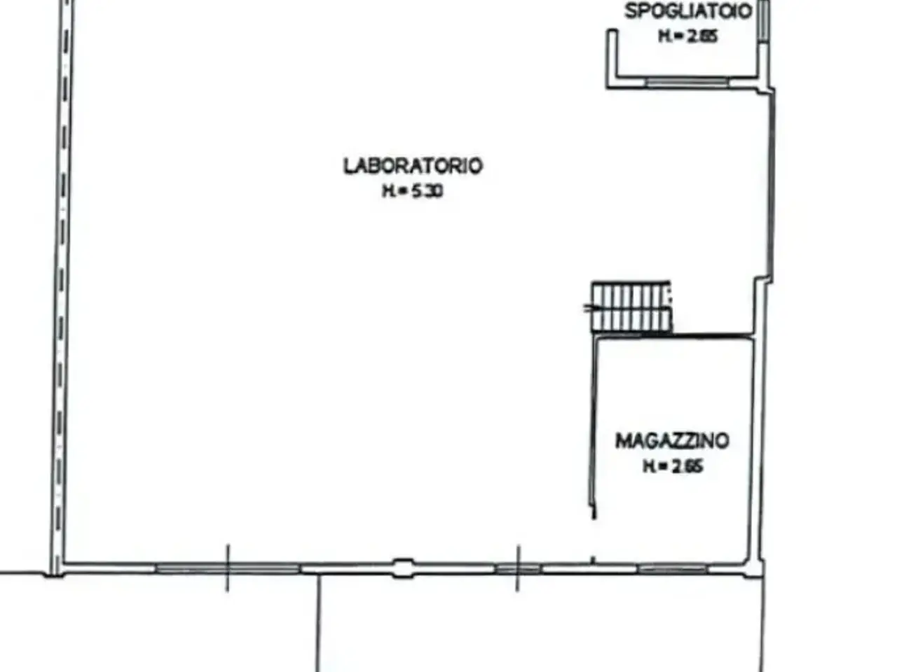 Laboratorio in Via Barbariga 164, Fiesso D'Artico, {3} - Planimetria 1