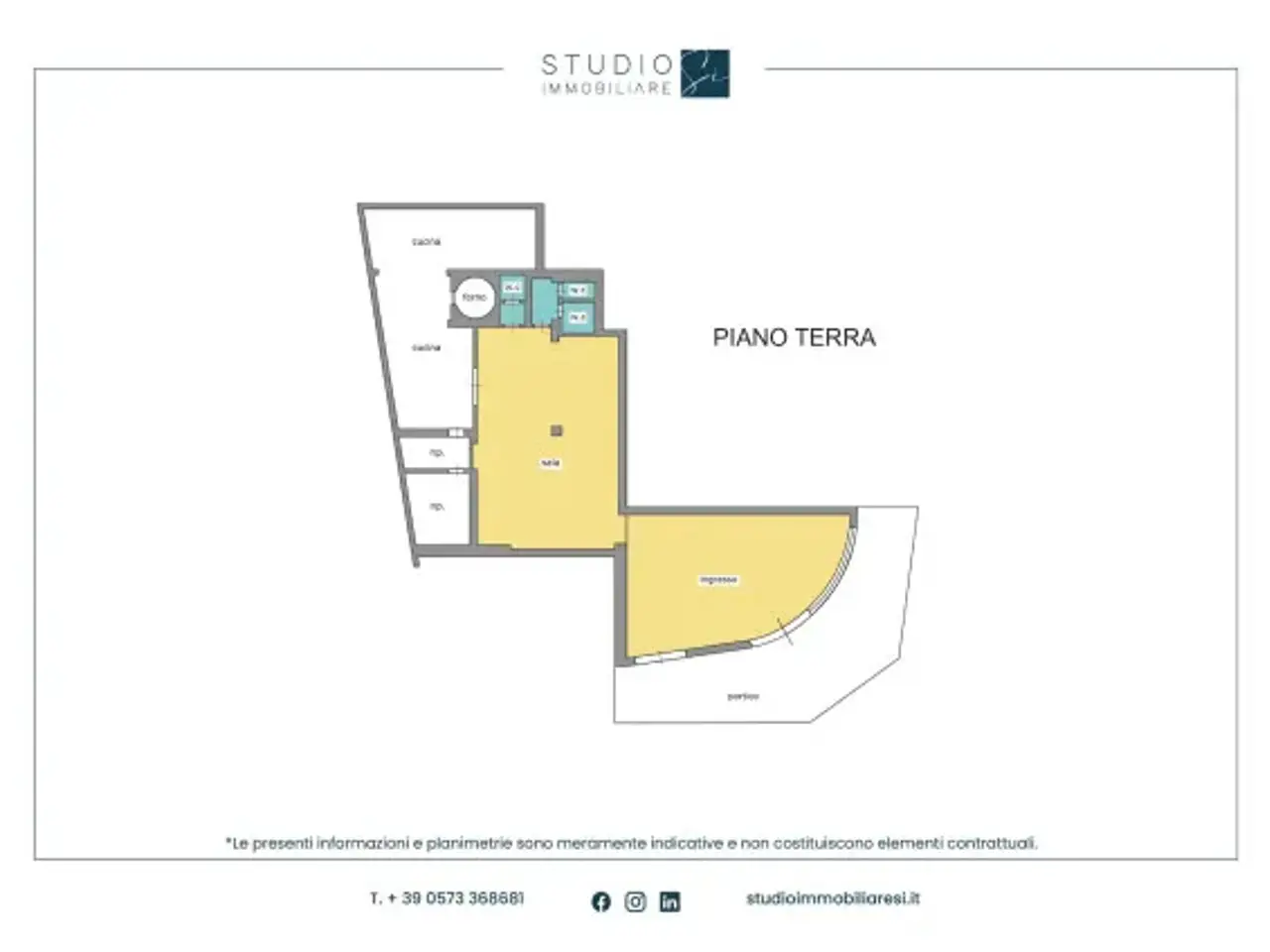 Negozio in Via Caduti del Lavoro, Pistoia, {3} - Planimetria 1