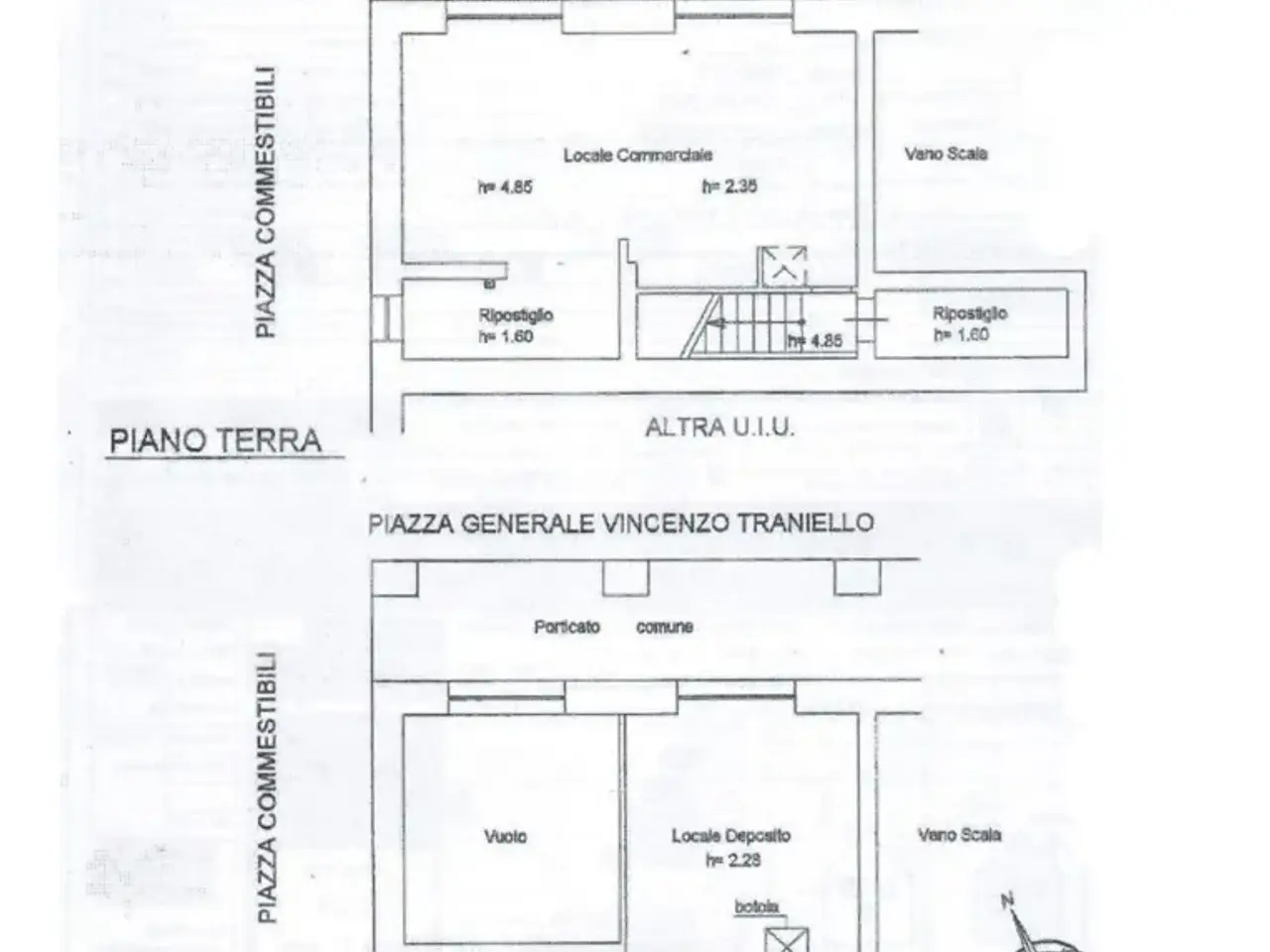 Negozio in Piazza Traniello 25, Gaeta, {3} - Planimetria 1