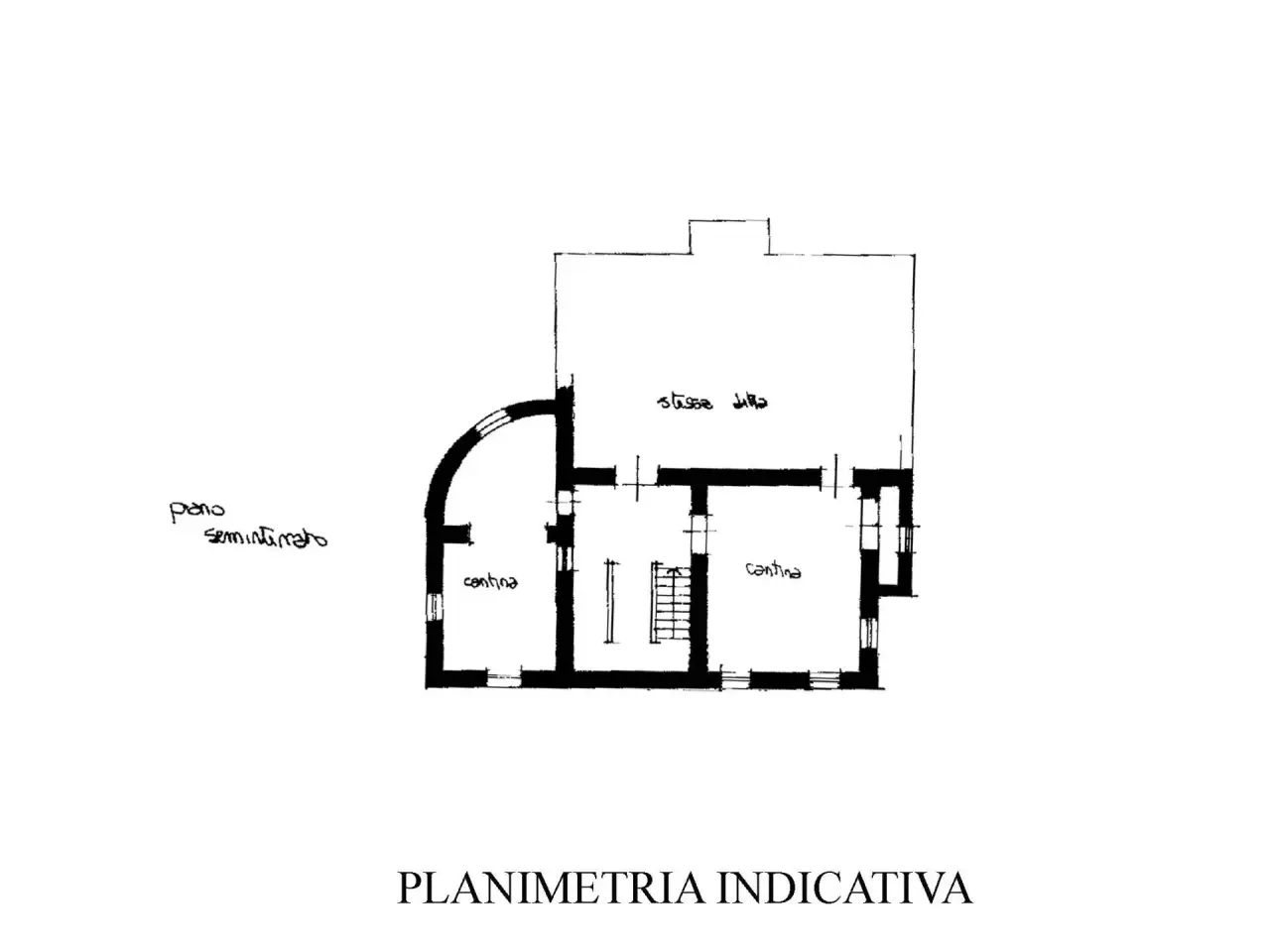Albergo in Via Roma, Lauriano, {3} - Planimetria 1