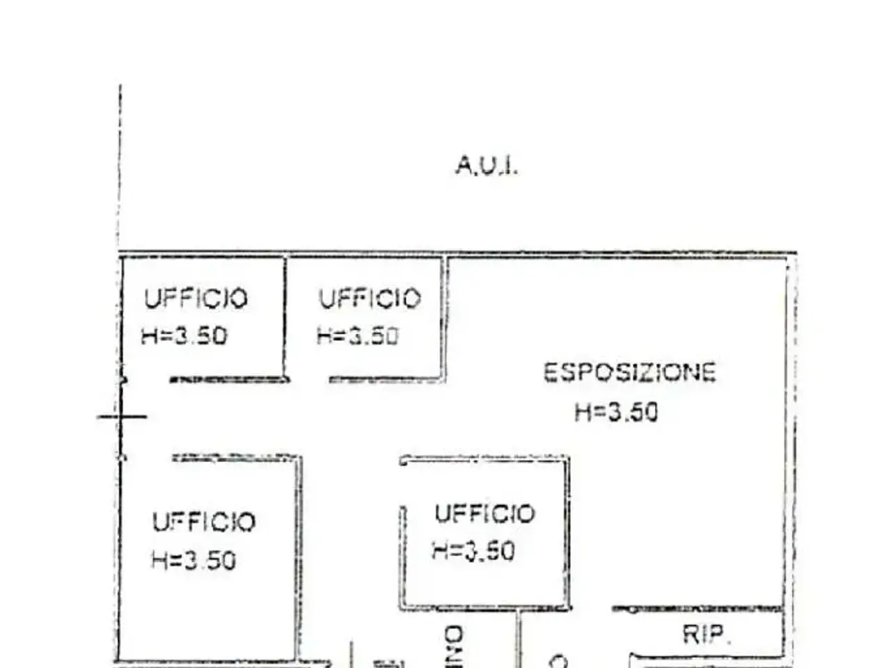 Ufficio in Via Rovato 1, Erbusco, {3} - Planimetria 1