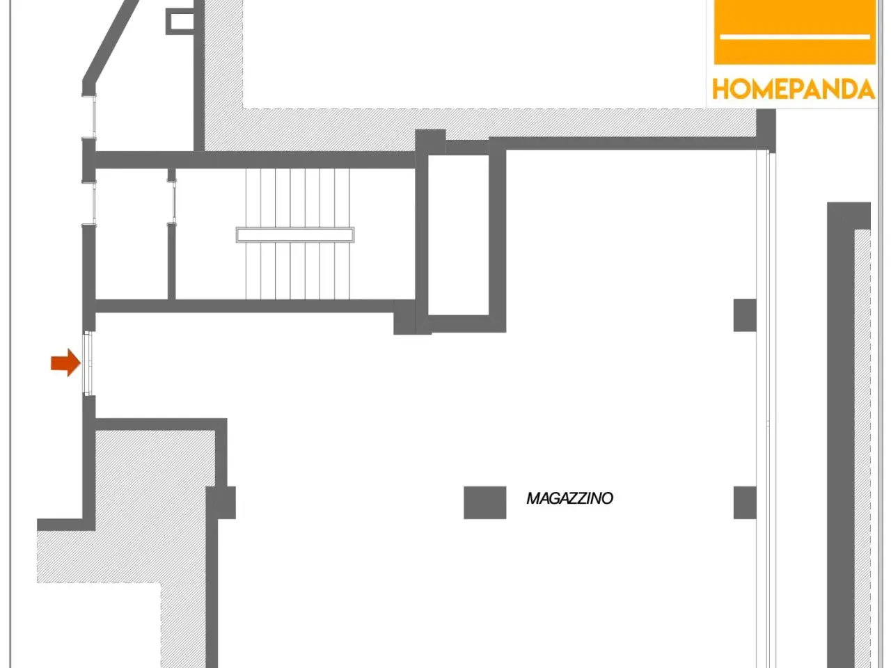 Magazzino in Corso Filippo Turati 13, Torino, {3} - Planimetria 1