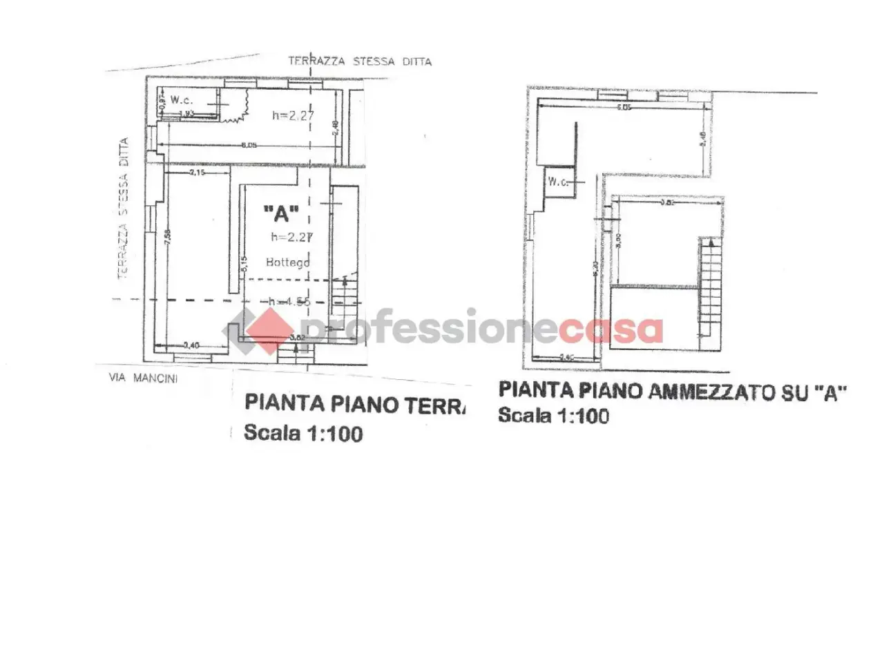 Negozio in Via Francesco Mancini 2c, Acireale, {3} - Planimetria 1