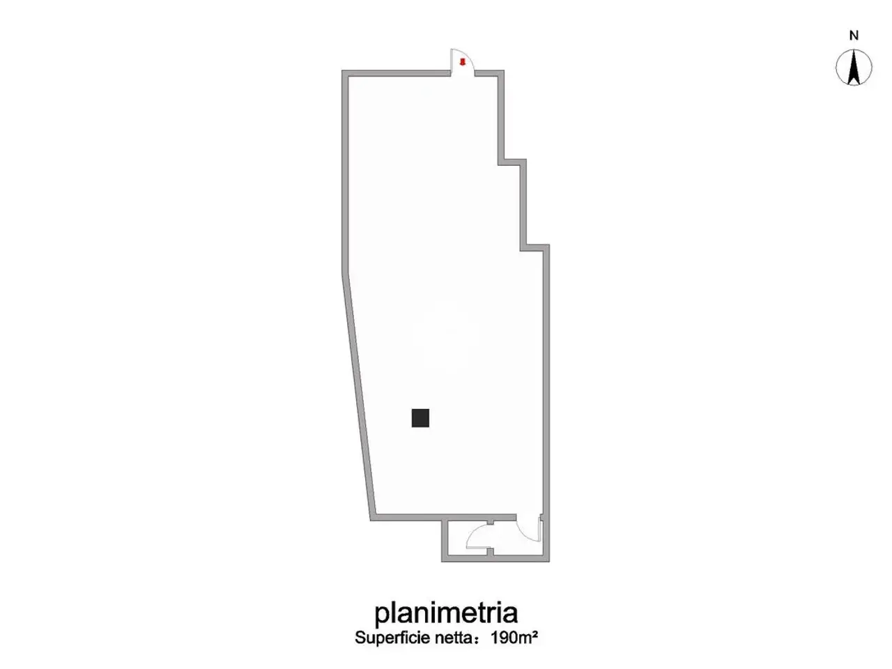 Negozio in Via Callalta 20, Loria, {3} - Planimetria 1