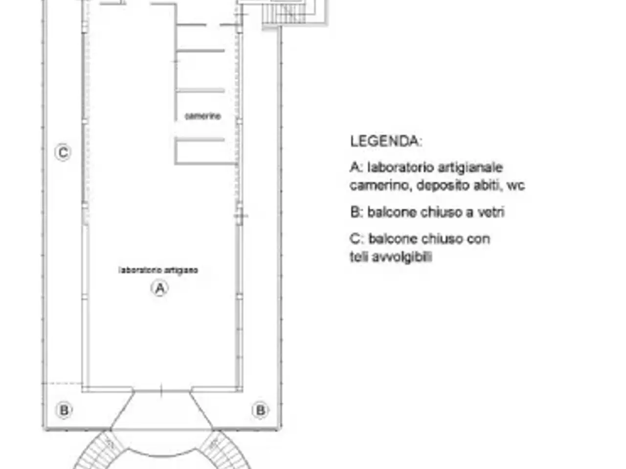 Capannone in Via Putignano 63, Castellana Grotte, {3} - Planimetria 1