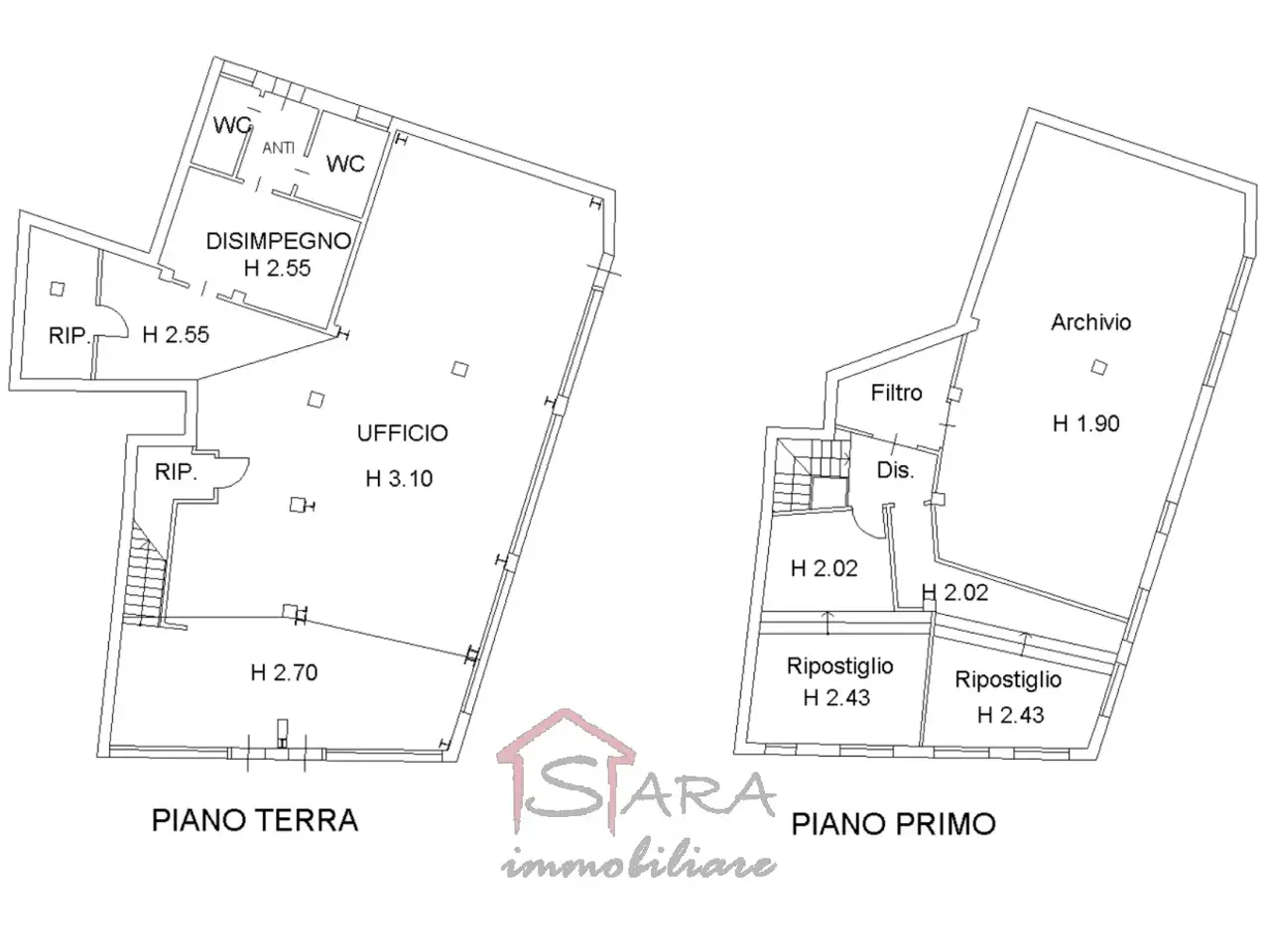 Negozio in Via Cardinal Callegari, 30, Padova, {3} - Planimetria 1
