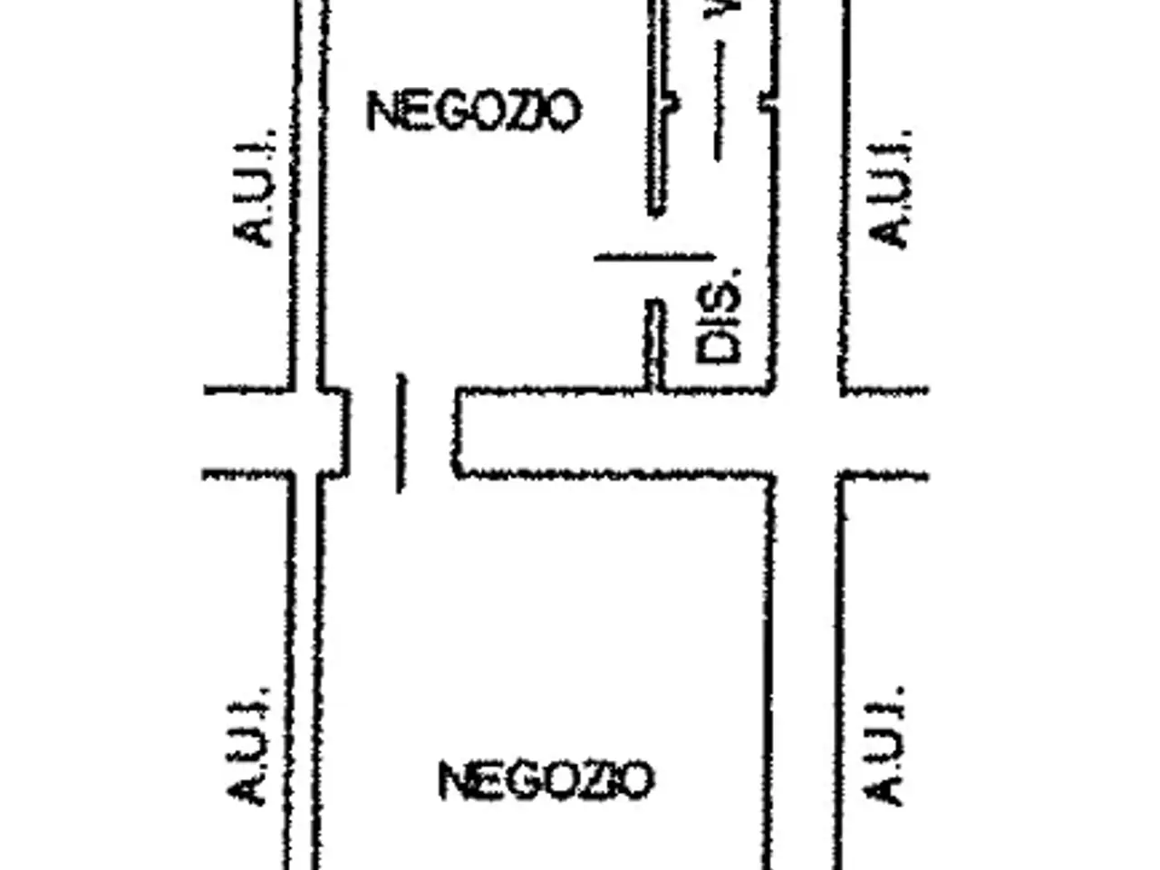 Negozio in Viale Tibaldi, Milano, {3} - Planimetria 1