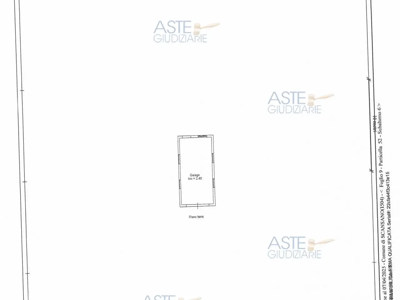 Autorimessa in Località Perazzeta 56 56, Scansano, {3} - Planimetria 1