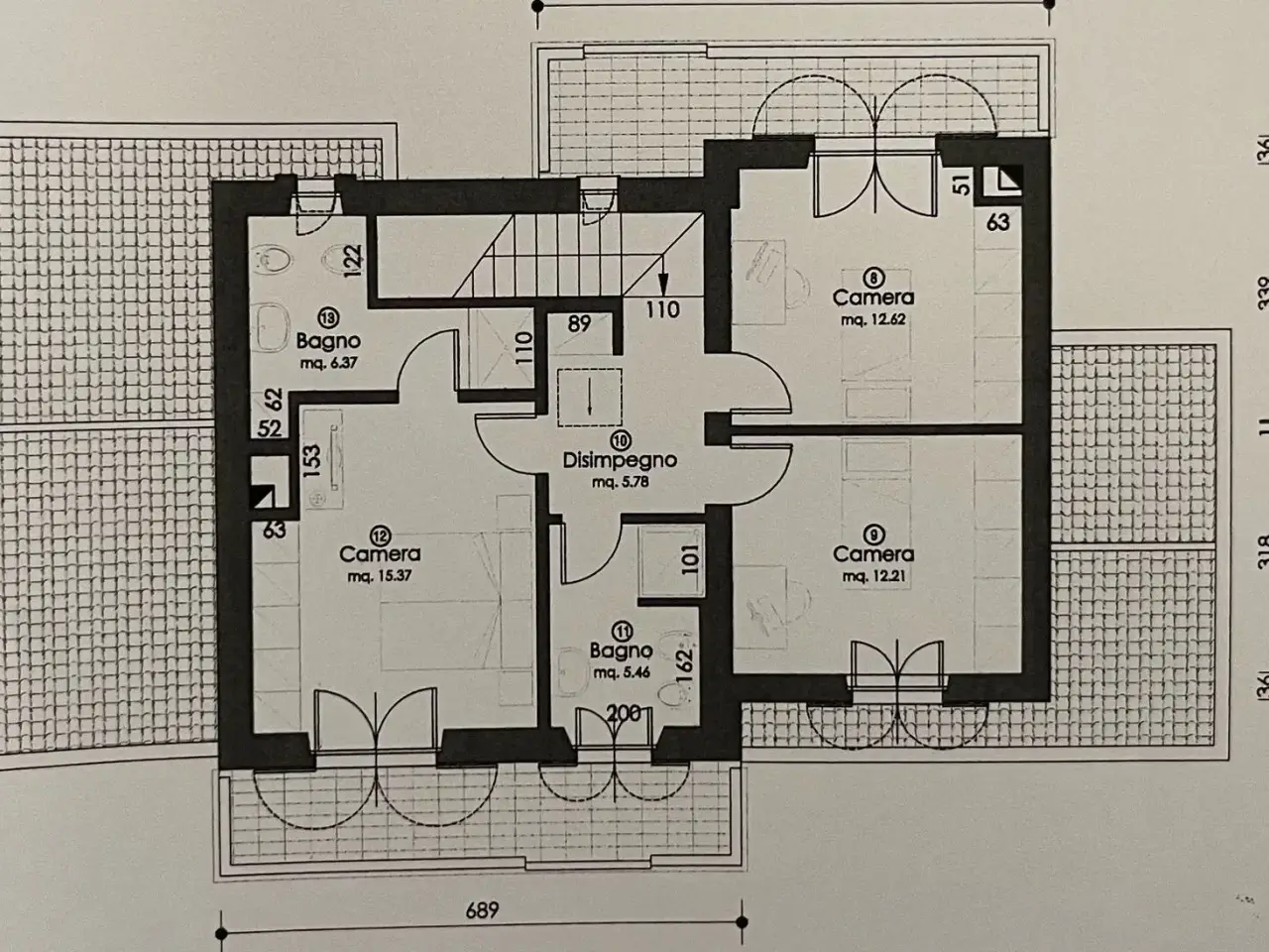 Villa bifamiliare in vendita, l 55012, Capannori - Planimetria 1