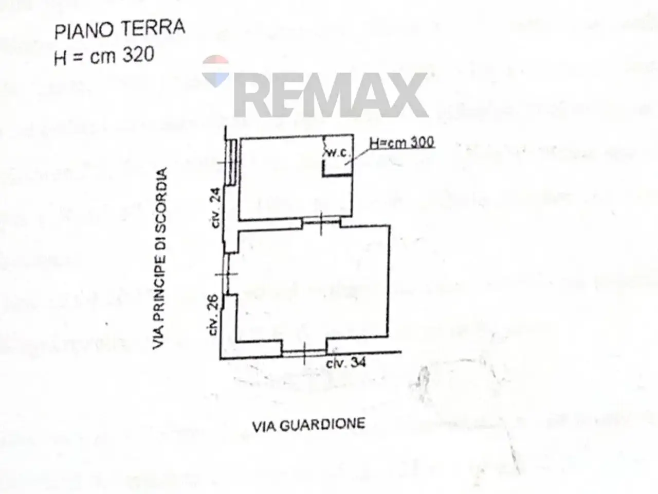 Esercizio commerciale in Via Francesco Guardione 34, Palermo, {3} - Planimetria 1