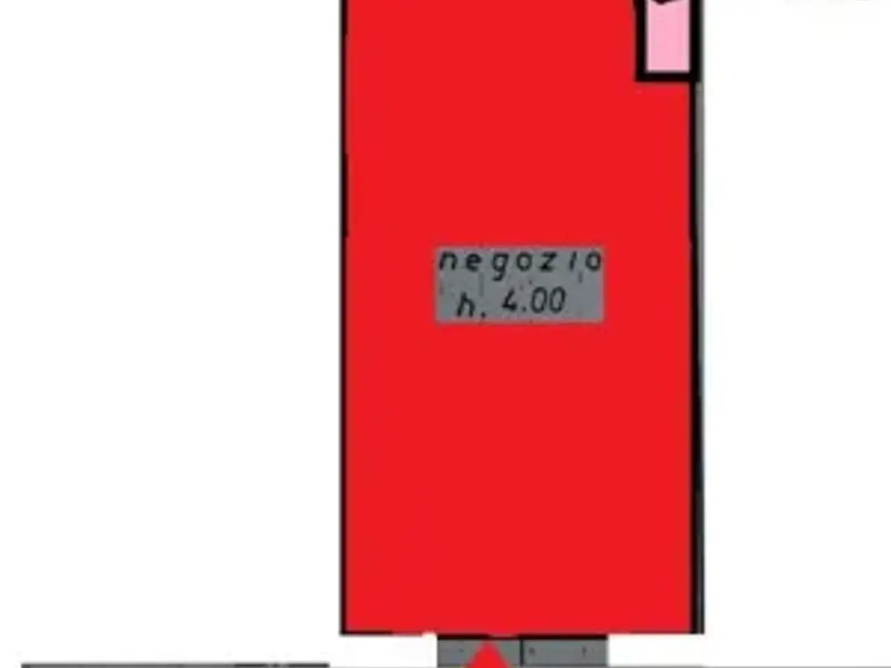 Negozio in Via Vittorio Emanuele II, Poggio A Caiano, {3} - Planimetria 1