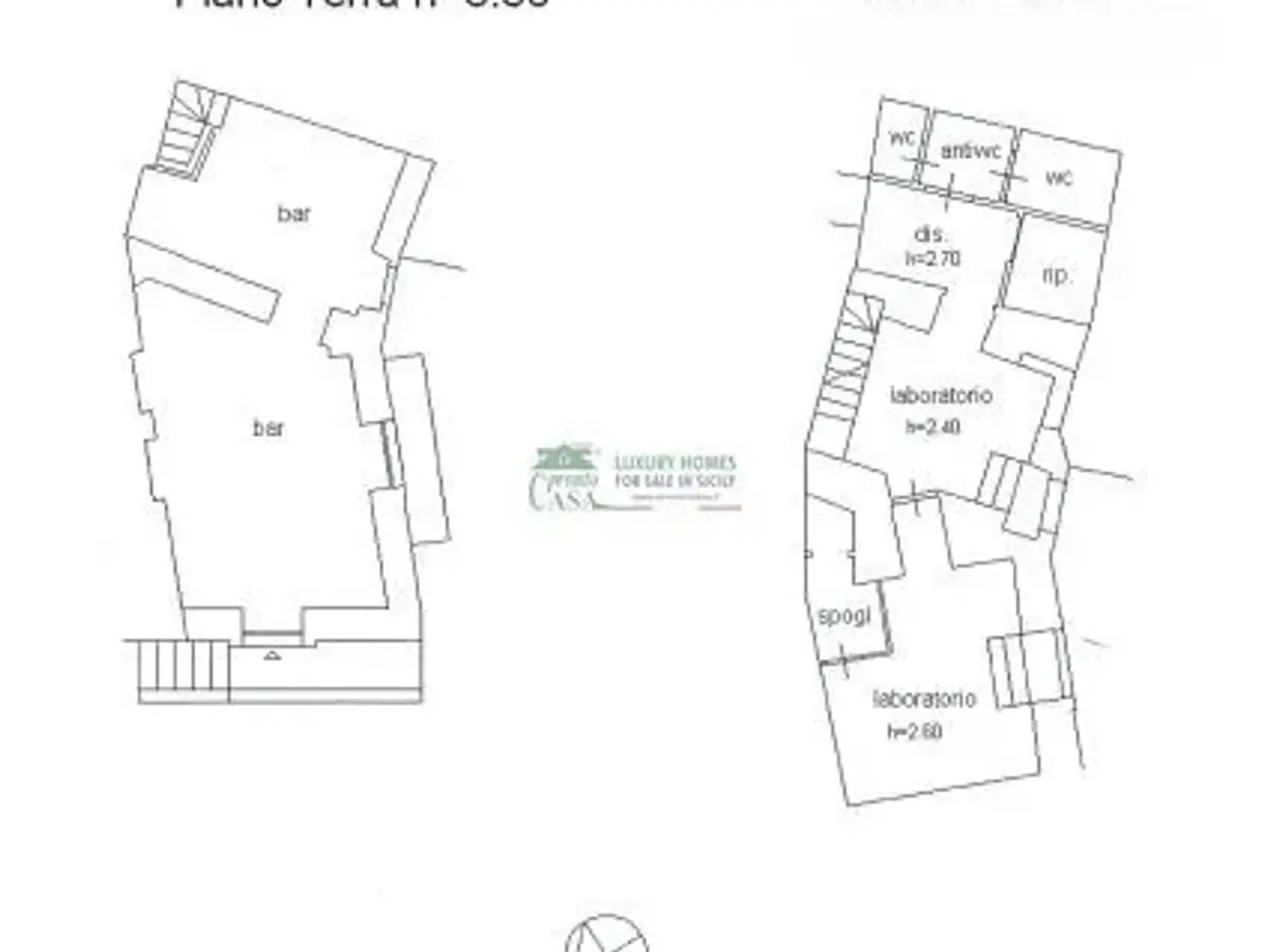 Locale commerciale in Piazza Chiaramonte 8, Ragusa, {3} - Planimetria 1