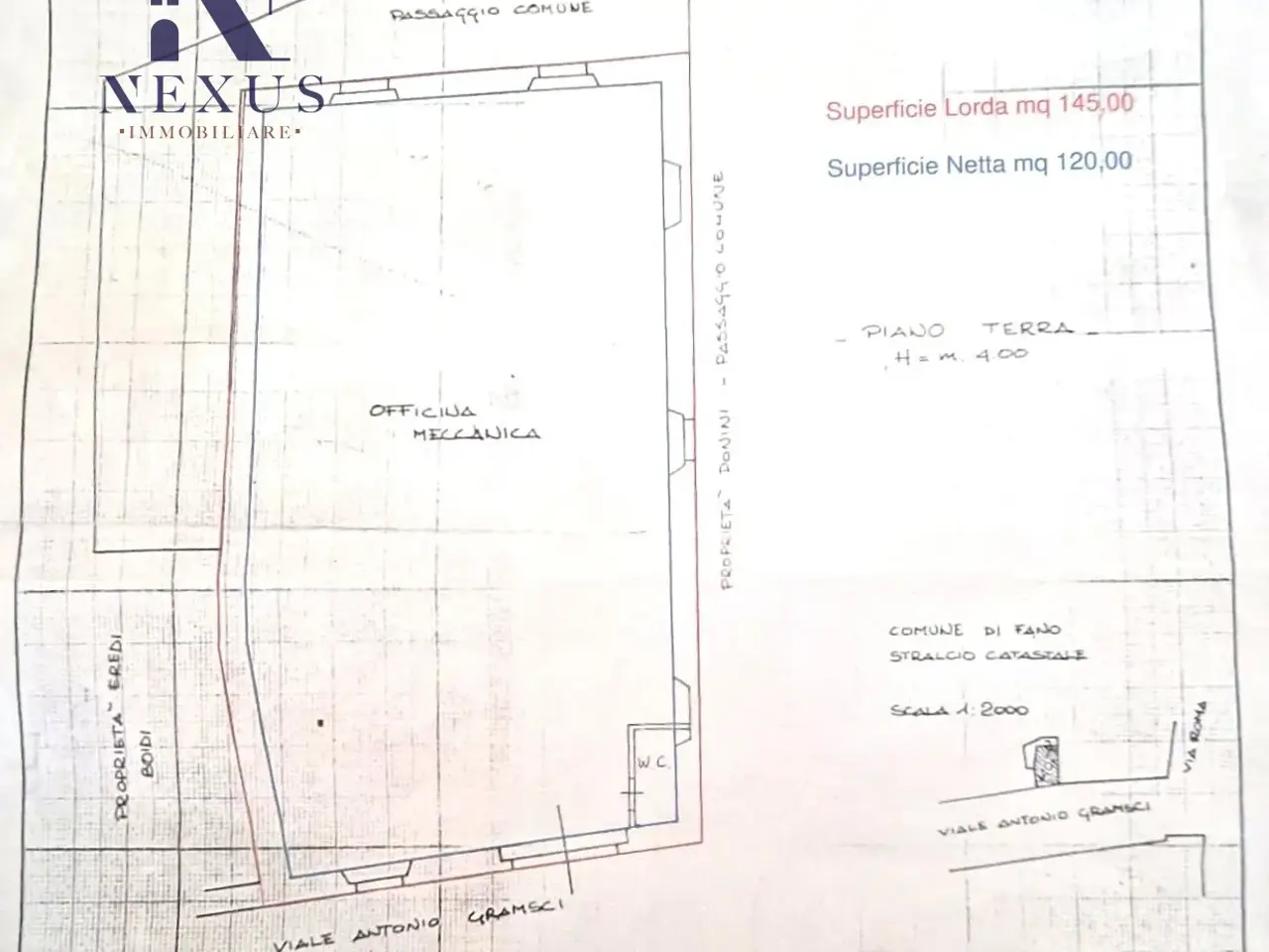 Laboratorio in Via Montevecchio 2, Fano, {3} - Planimetria 1