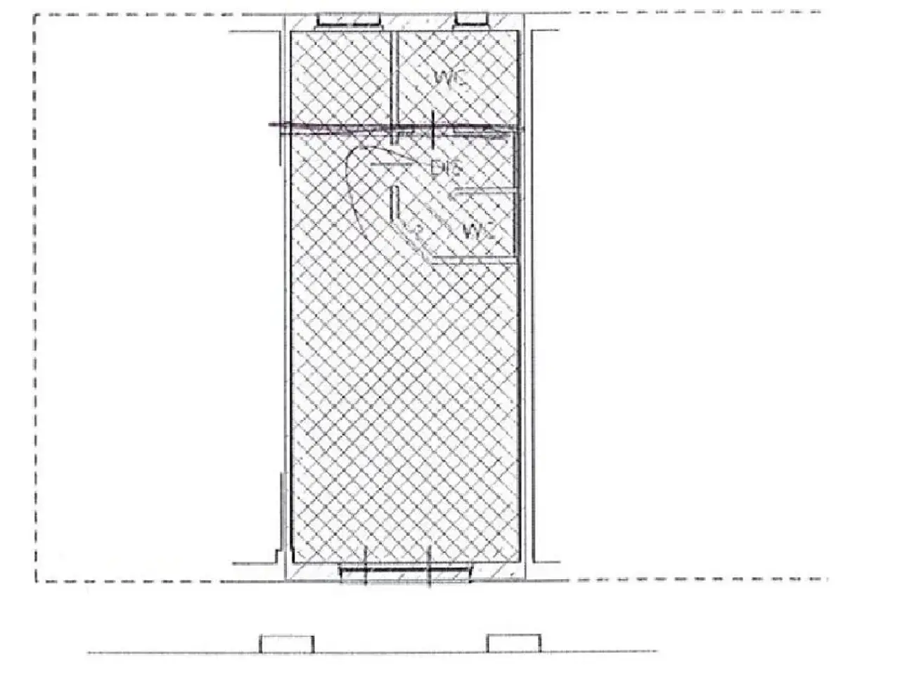Ufficio in Via Giacomo Leopardi 1, Ponte San Pietro, {3} - Planimetria 1