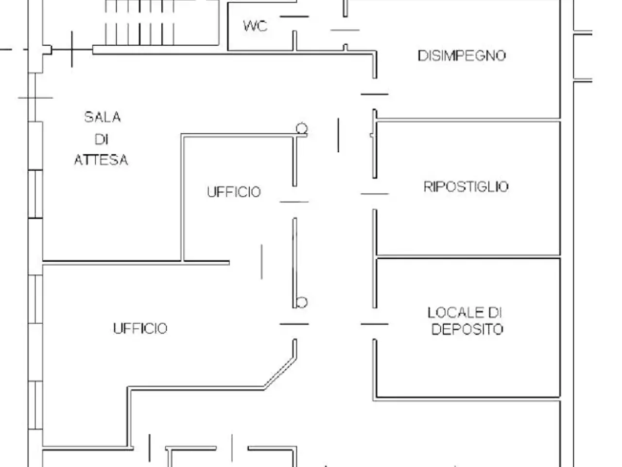 Ufficio in Via Statale 15, Bollengo, {3} - Planimetria 1