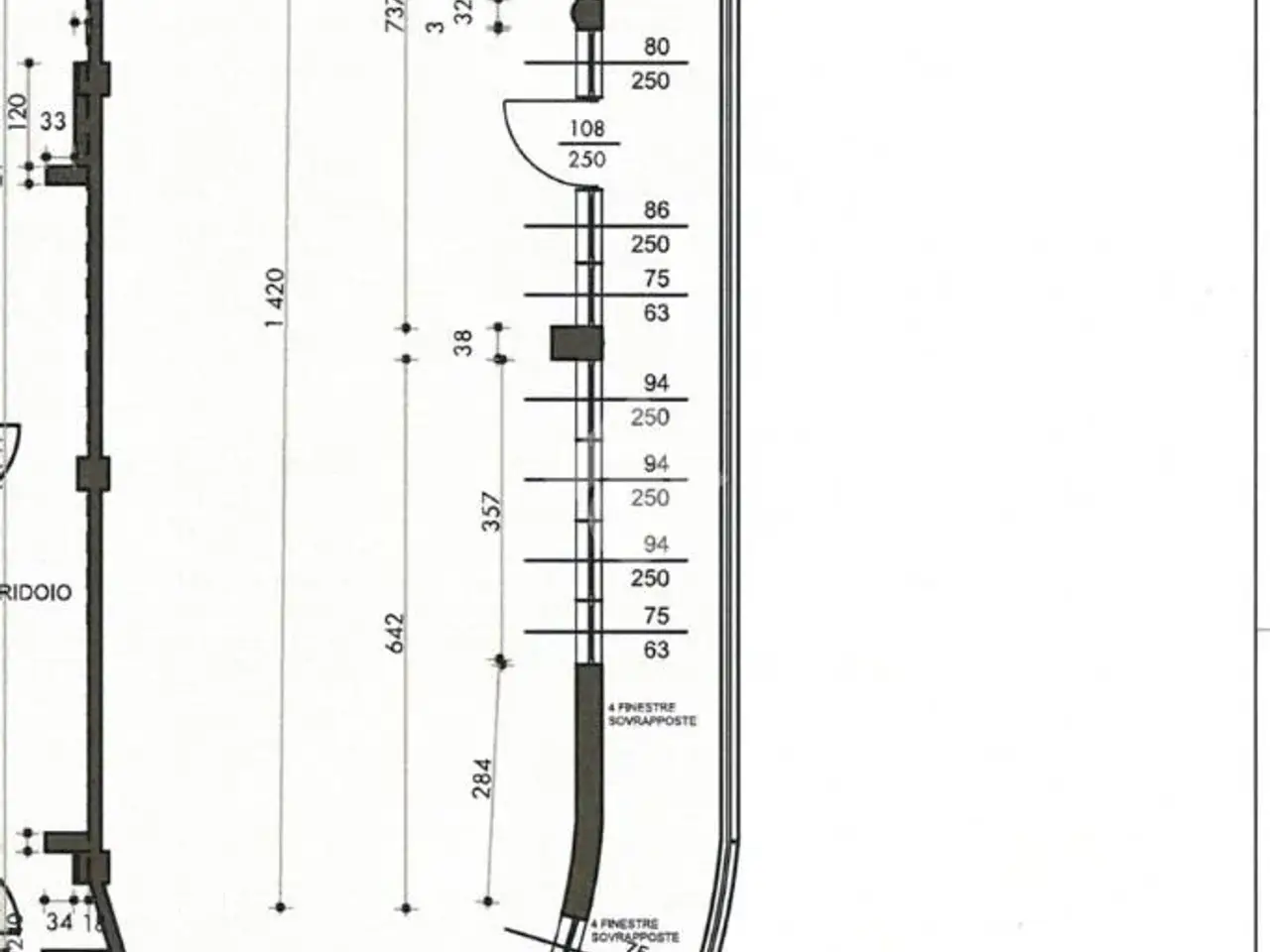 Ufficio in Via Nuova Ponente 13, Carpi, {3} - Planimetria 1