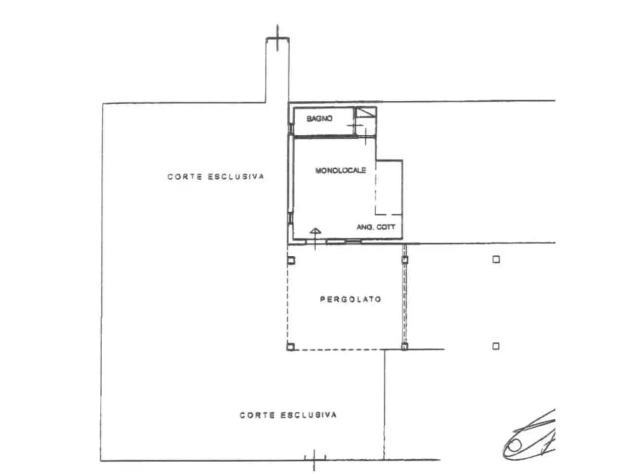 Monolocale in vendita, Via del Paduletto, Cecina - Planimetria 1