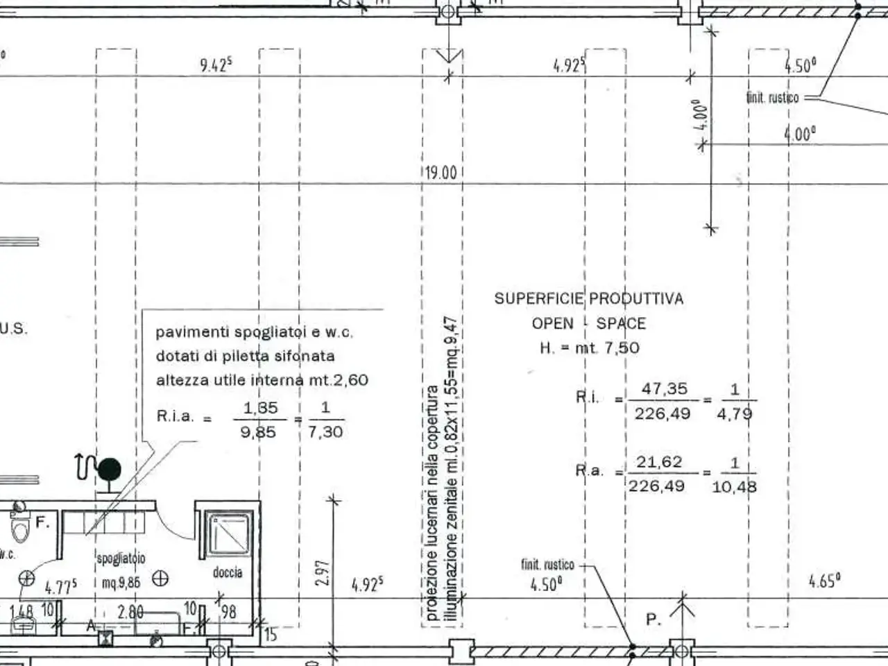 Capannone in Via Ciucani 2, Ornago, {3} - Planimetria 1