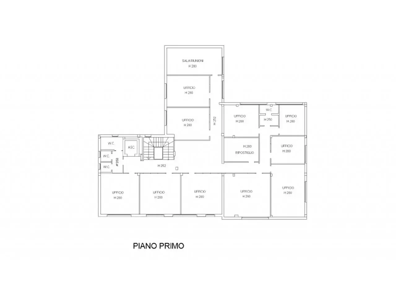 Ufficio in Via E. Curiel, 12, 42040 Campegine Re, Italia, Campegine, {3} - Planimetria 1