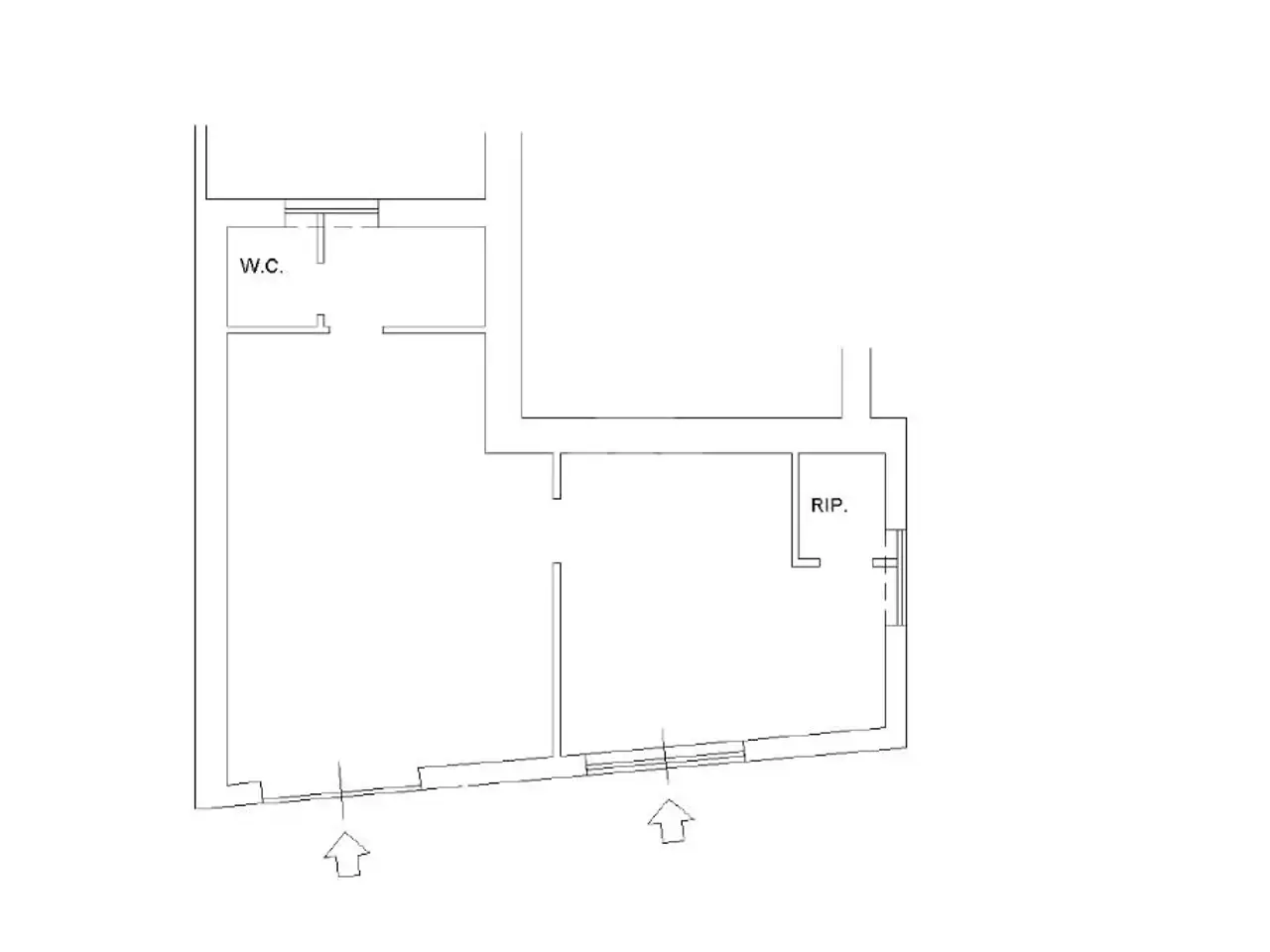 Negozio in Via della Pisana 135, Roma, {3} - Planimetria 1