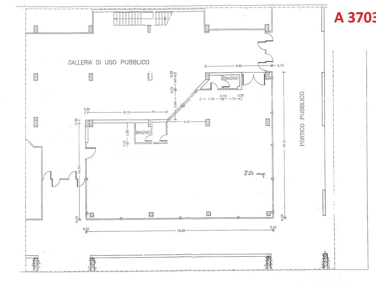 Negozio in Via Domenico Francesco Cecati 51, Reggio Emilia, {3} - Planimetria 1