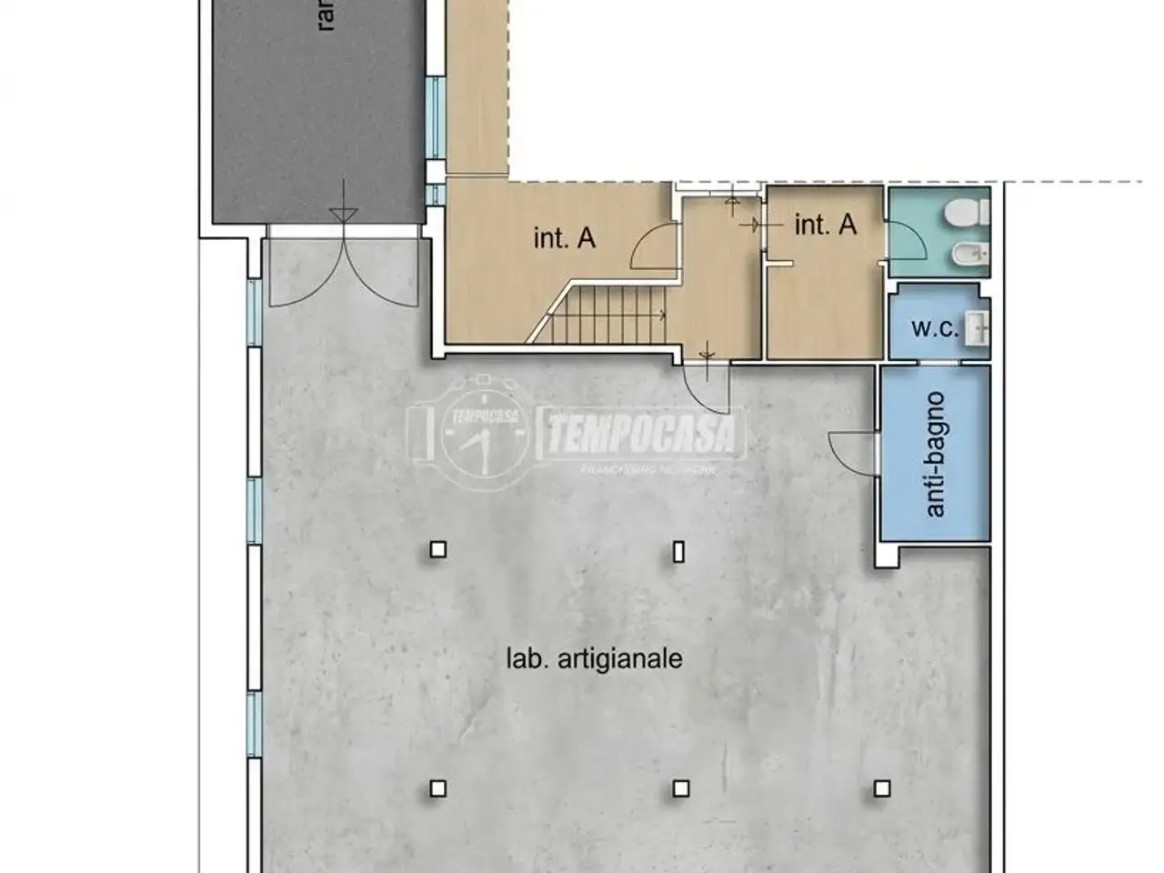 Laboratorio in Via Cologno Monzese 95, Roma, {3} - Planimetria 1