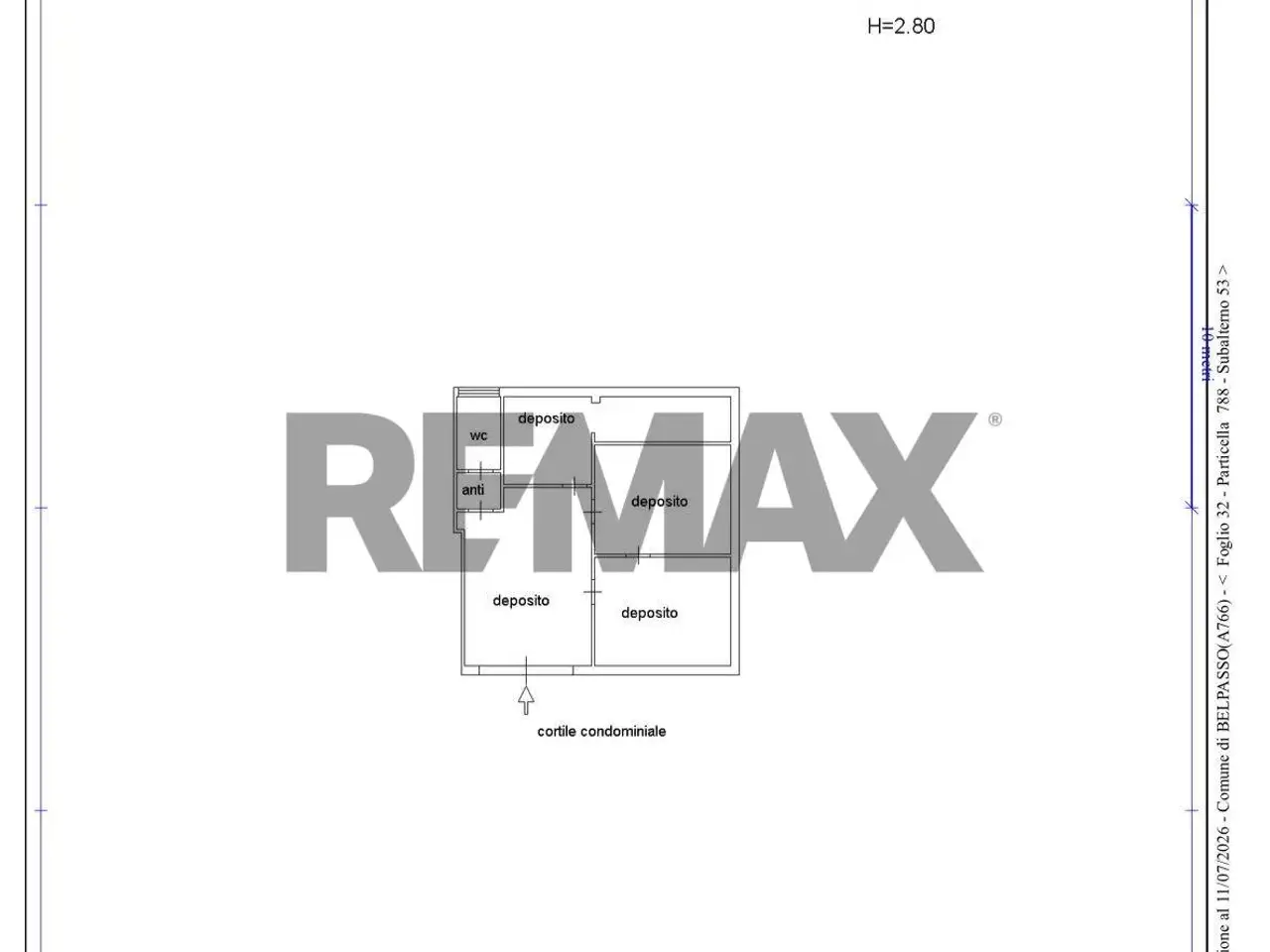 Magazzino in Via Silva 17, Belpasso, {3} - Planimetria 1