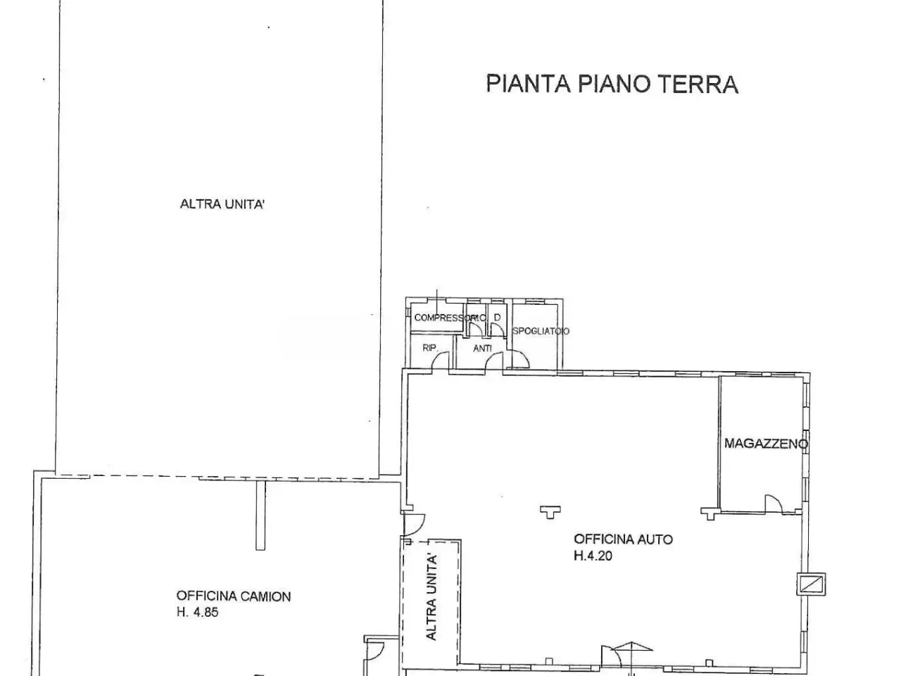Capannone in Via dei Casari 3, Correggio, {3} - Planimetria 1