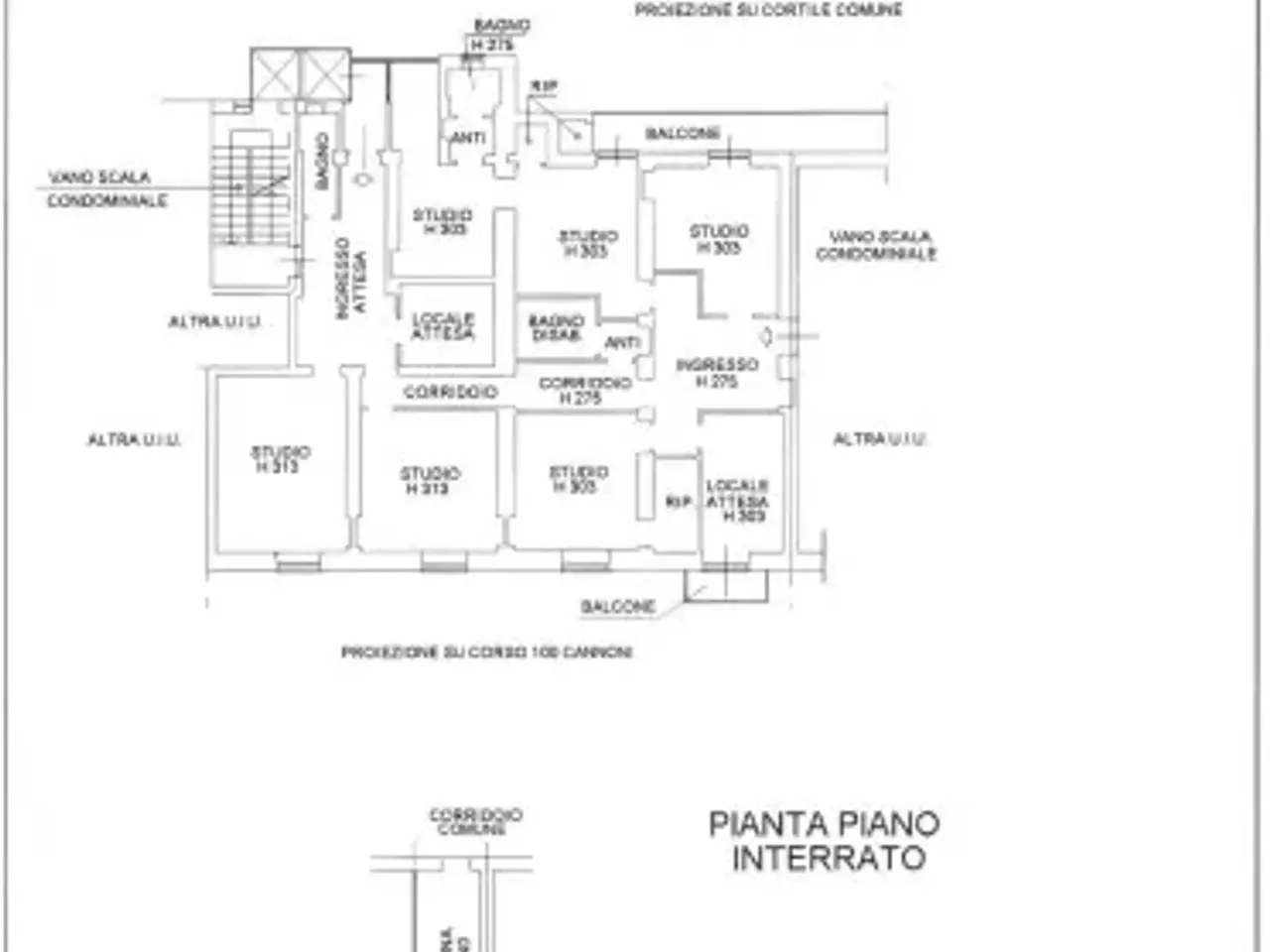 Ufficio in Corso Cento Cannoni, Alessandria, {3} - Planimetria 1