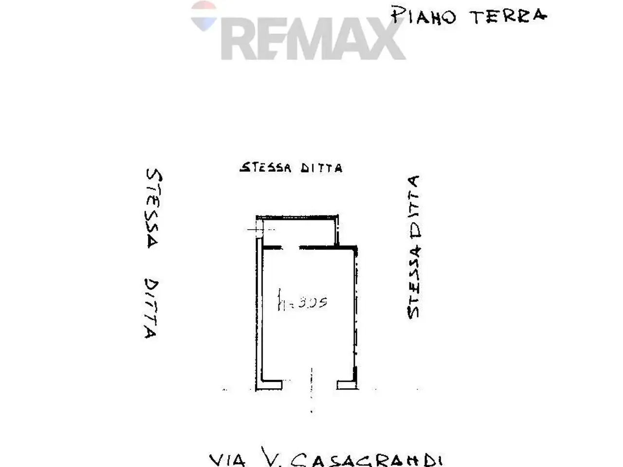Negozio in Via Vincenzo Casagrandi 38, Catania, {3} - Planimetria 1