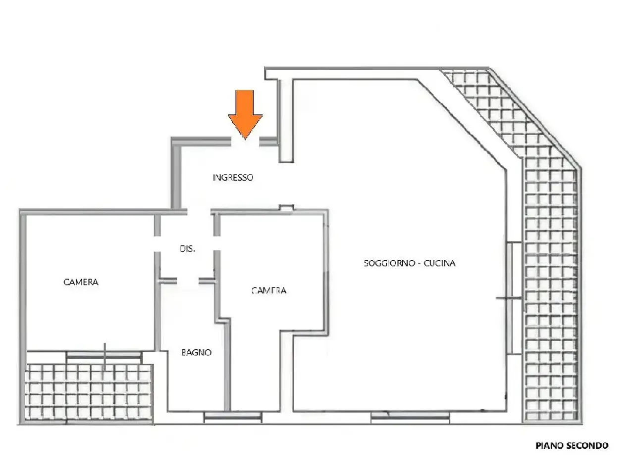 Trilocale in Via Molise 8, Roseto Degli Abruzzi - Planimetria 1