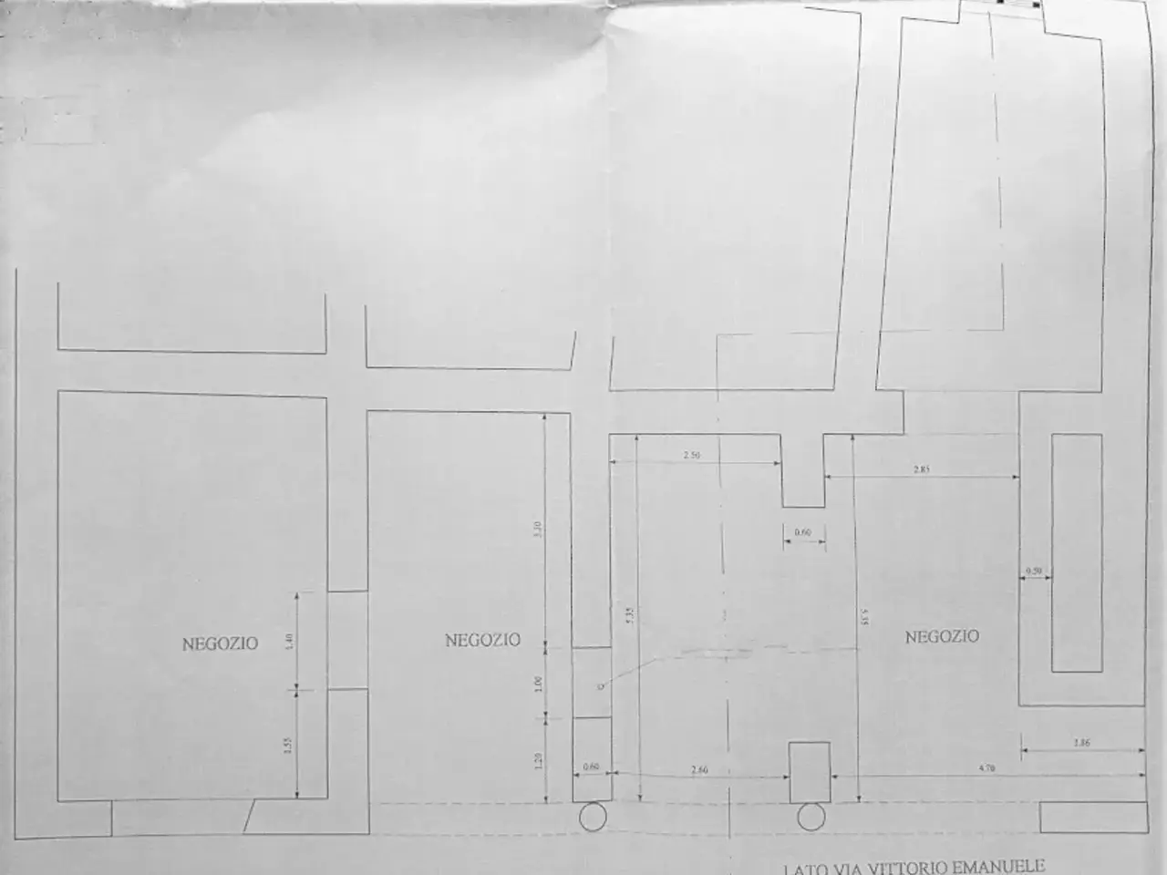 Palazzina commerciale in Strada Vittorio Emanuele, Anagni, {3} - Planimetria 1