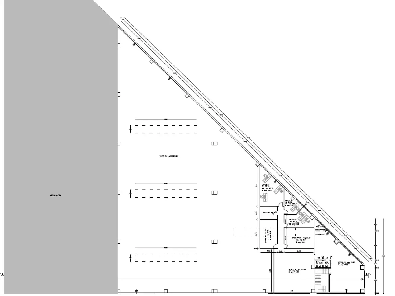 Capannone in Via Trentino 27, Monselice, {3} - Planimetria 1