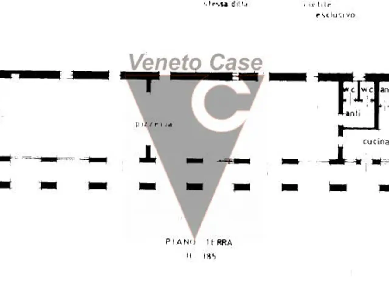 Pizzeria in Via Borgofuro, 4, Este, {3} - Planimetria 1