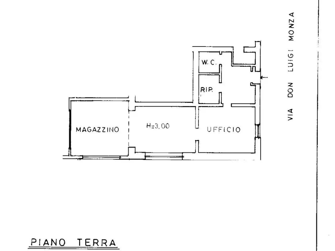 Negozio in Via Don Luigi Monza 13, Saronno, {3} - Planimetria 1