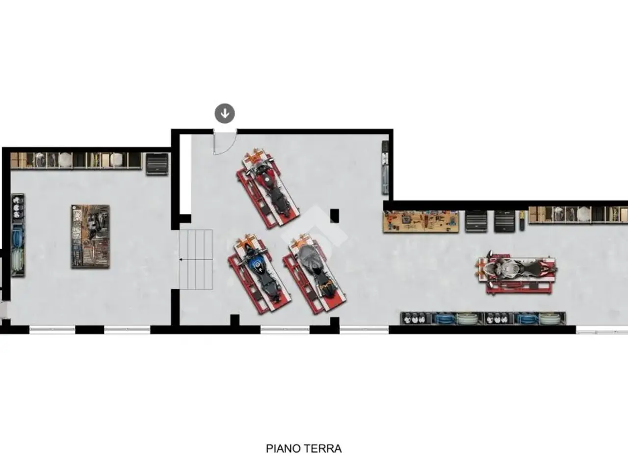 Laboratorio in Via di Renazzo 48, Cento, {3} - Planimetria 1
