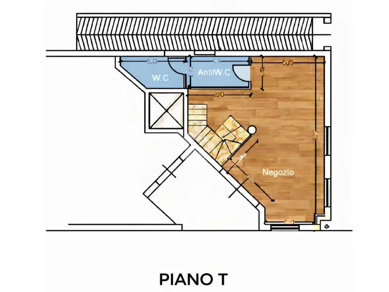 Negozio in Via Vilfredo Pareto 32, Milano, {3} - Planimetria 1