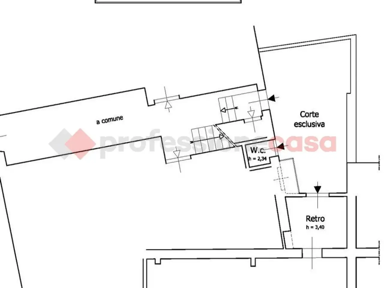 Negozio in Via Boccaccio, Firenze, {3} - Planimetria 1