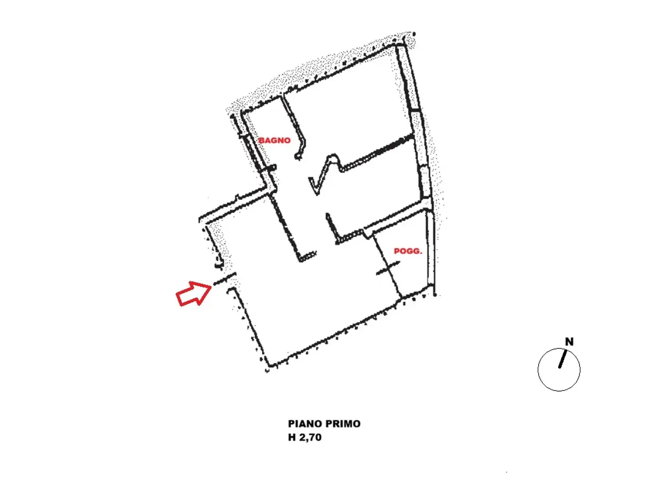 Ufficio in Via dei Cappuccini, Vicenza, {3} - Planimetria 1