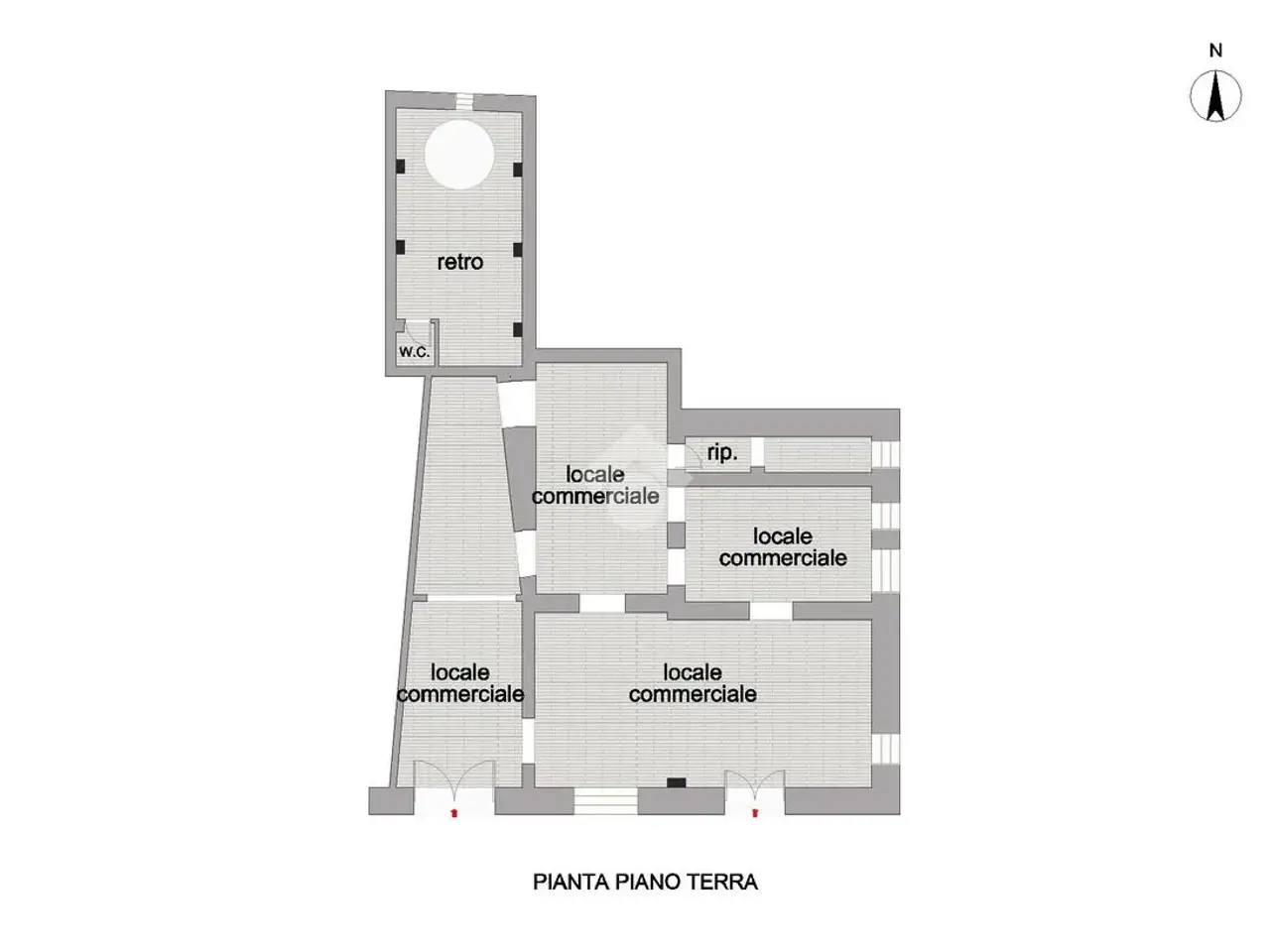 Negozio in Corso Garibaldi, Giulianova, {3} - Planimetria 1