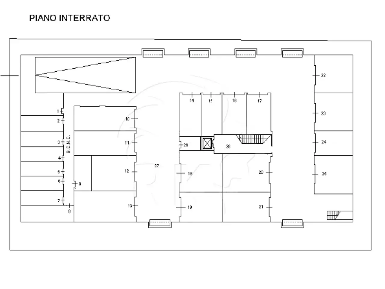 Negozio in Viale Cinque Martiri 12, Mirandola, {3} - Planimetria 1