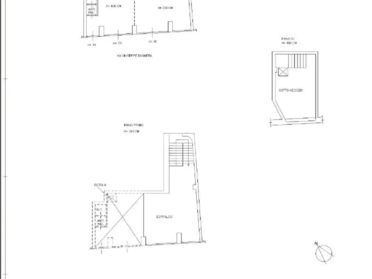 Negozio in Via Giuseppe Bagnera 31, Roma, {3} - Planimetria 1