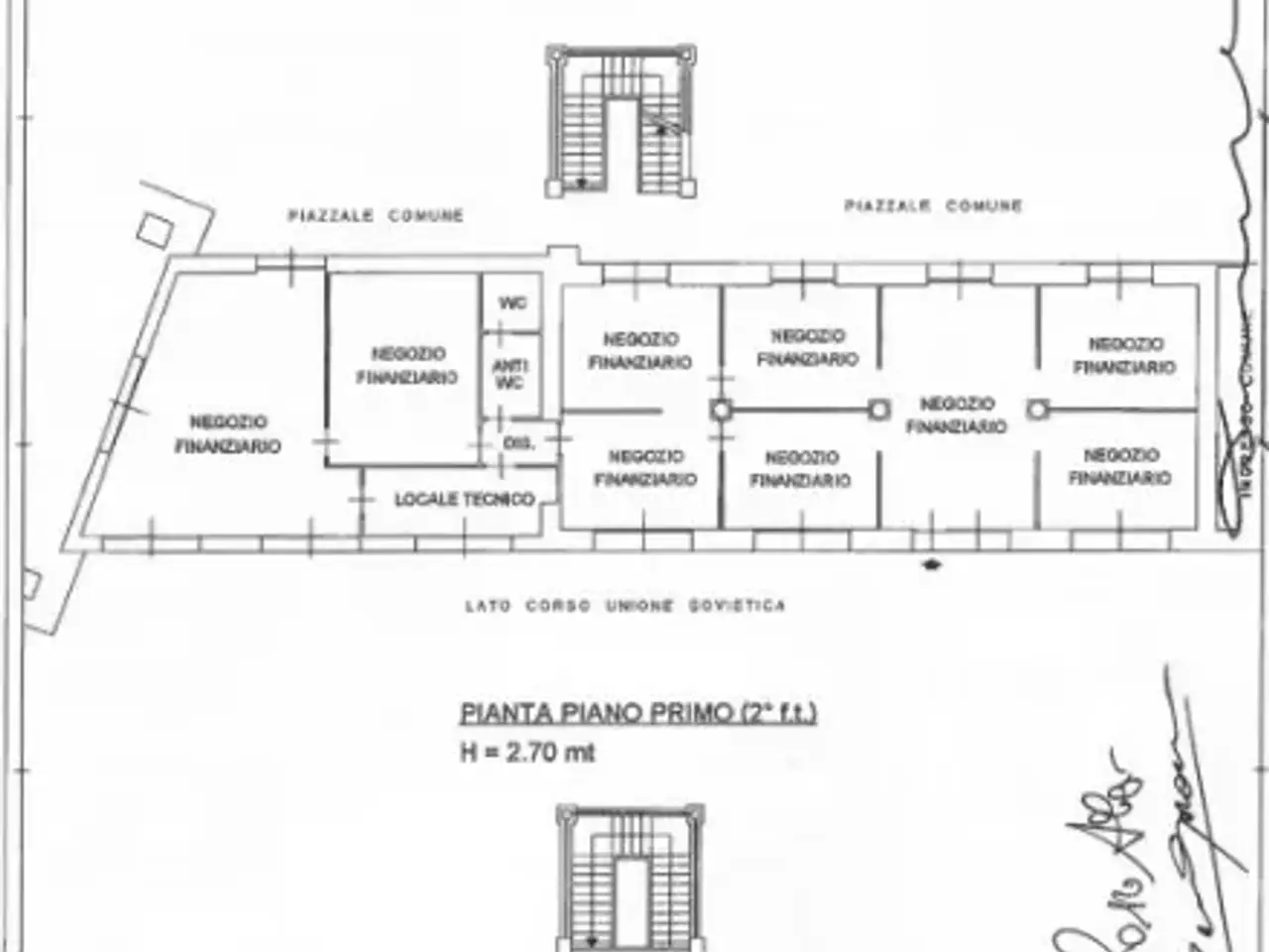 Negozio in Corso Unione Sovietica 560, Torino, {3} - Planimetria 1
