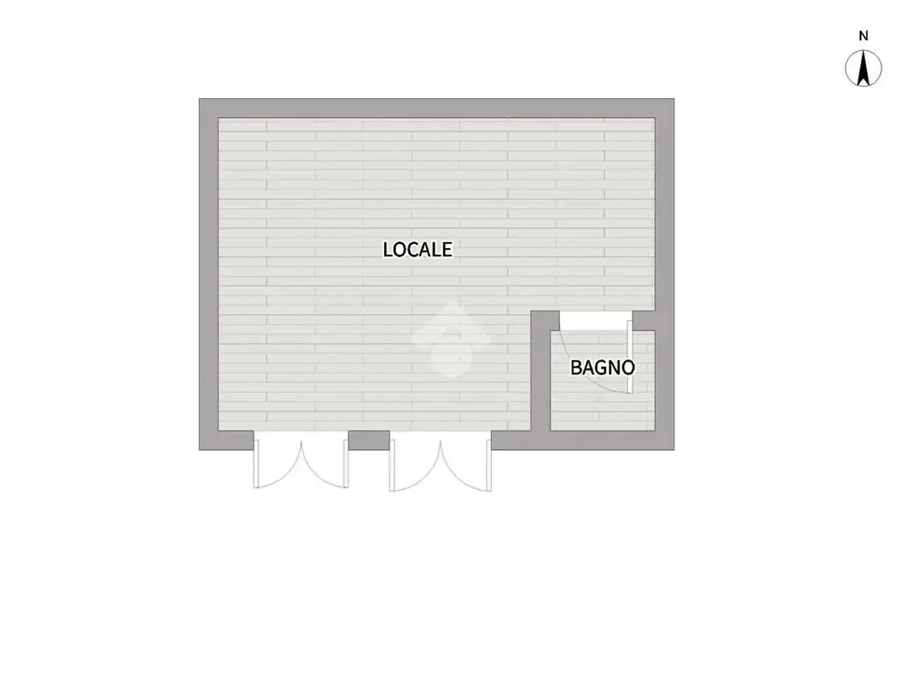 Negozio in Cupa Fosso del Lupo, Napoli, {3} - Planimetria 1