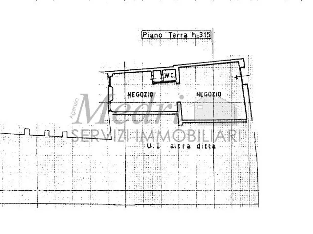Palazzina commerciale in , Cesena, {3} - Planimetria 1