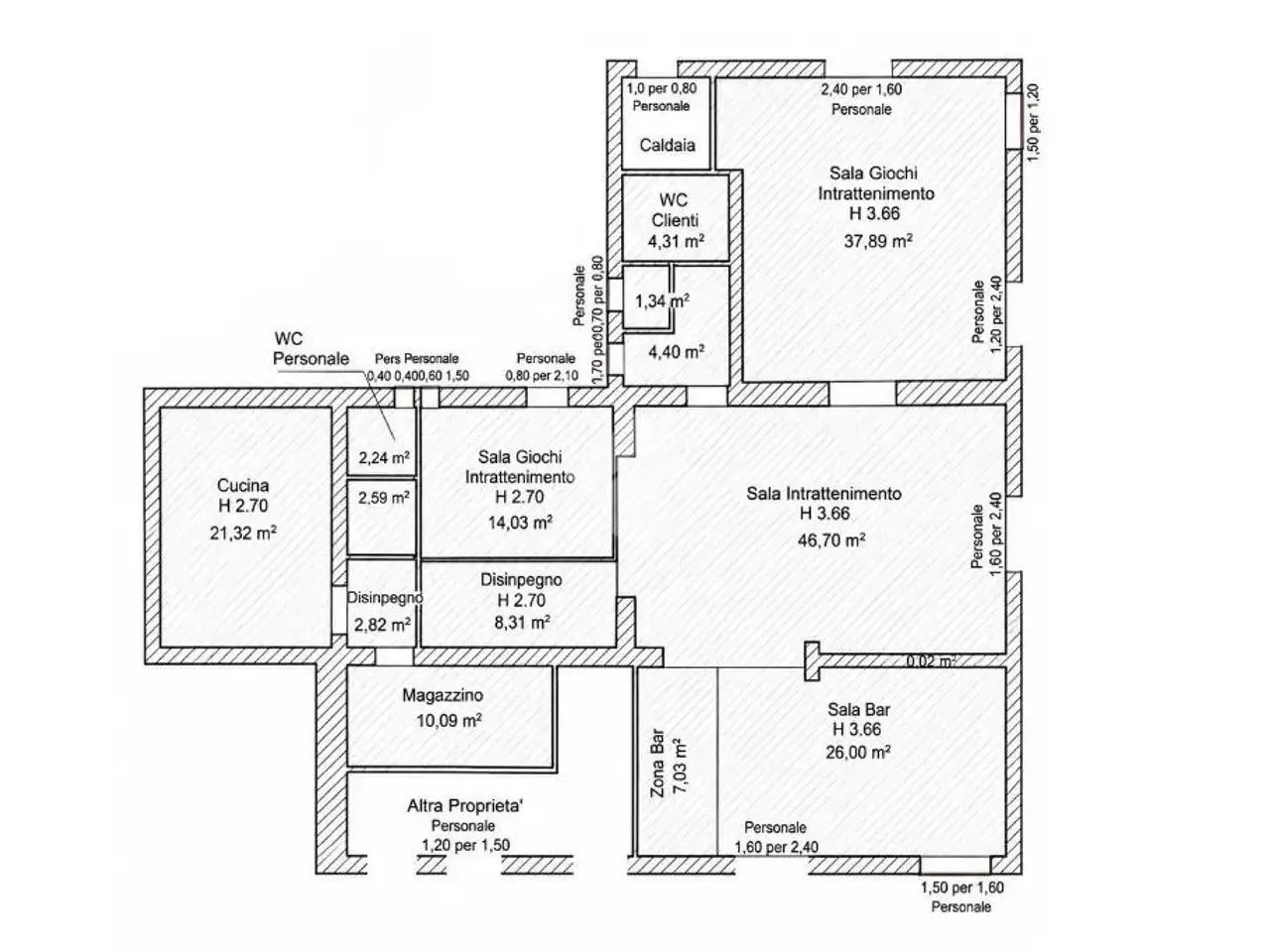 Negozio in Via IV Novembre 11, Manerba Del Garda, {3} - Planimetria 1